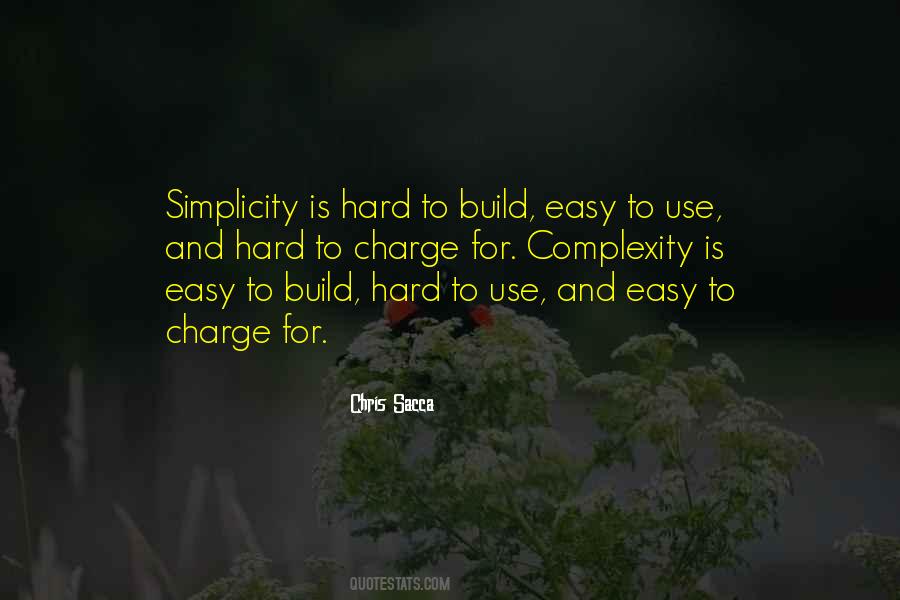 Quotes About Simplicity And Complexity #584051