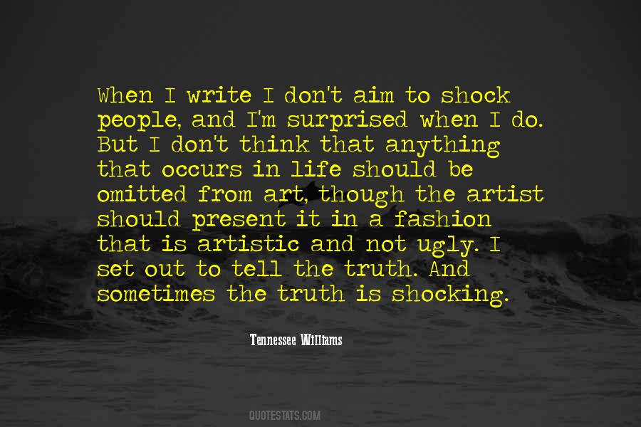 Quotes About Writing Truth #277177