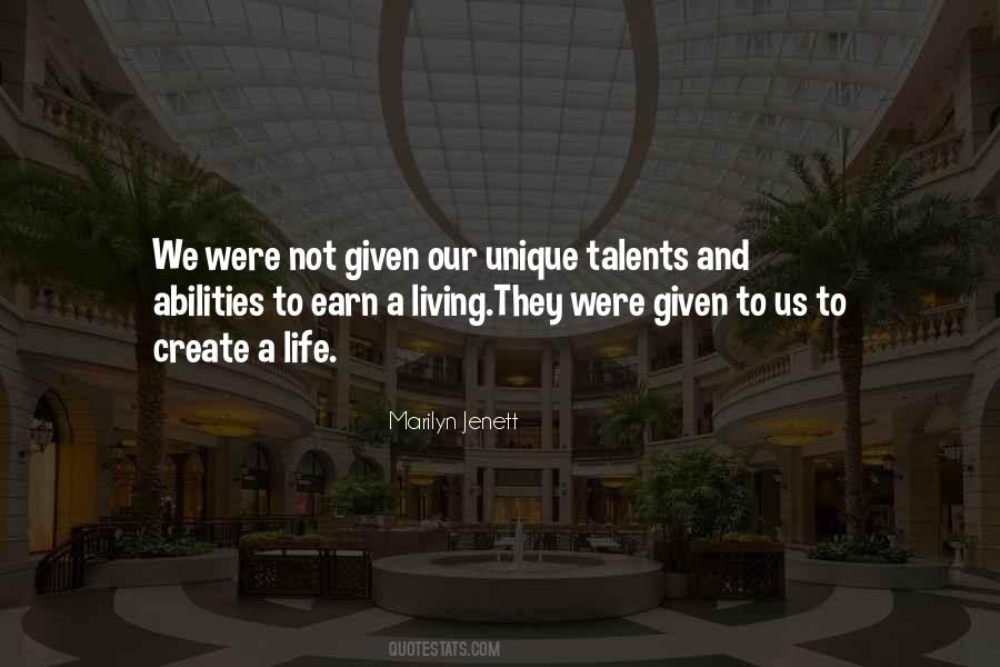 Quotes About Talents And Abilities #1587595