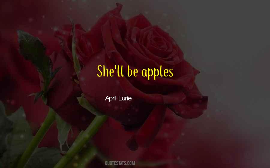 Quotes About Apples #934668