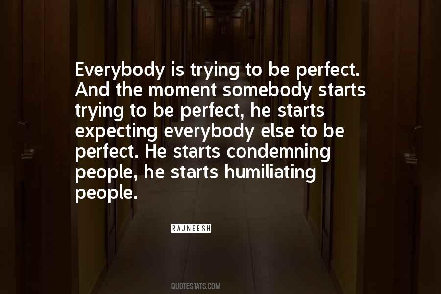 Quotes About Trying To Be Perfect #335327