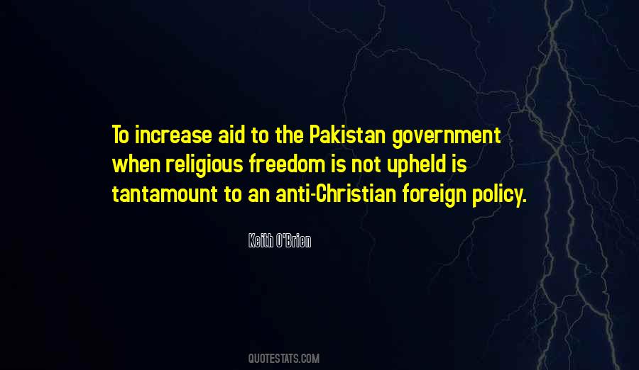 Quotes About Foreign Aid #1174107