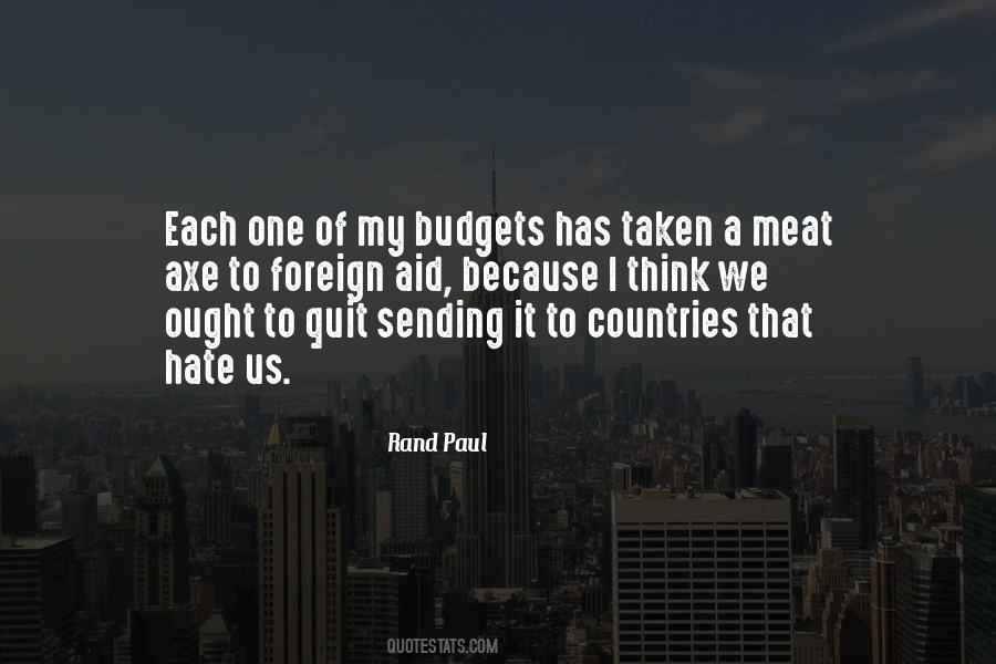 Quotes About Foreign Aid #442174