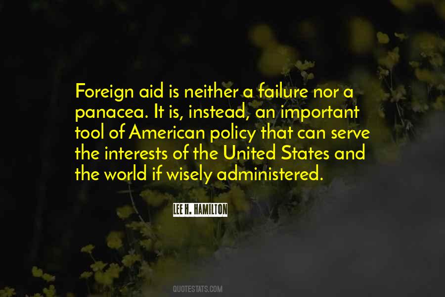 Quotes About Foreign Aid #543189