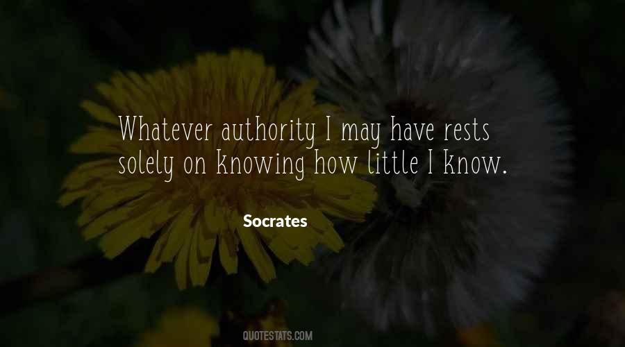 Learning Socrates Quotes #1607837
