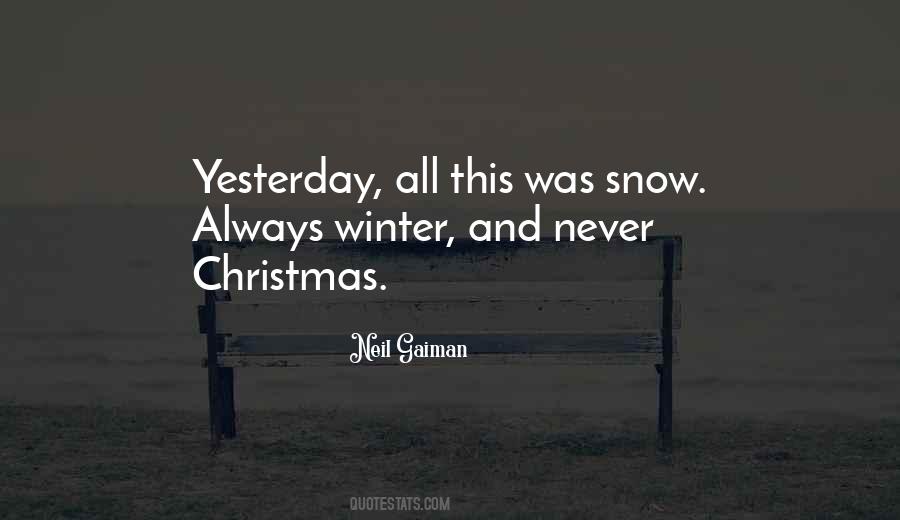 Christmas Snow Quotes #1650509
