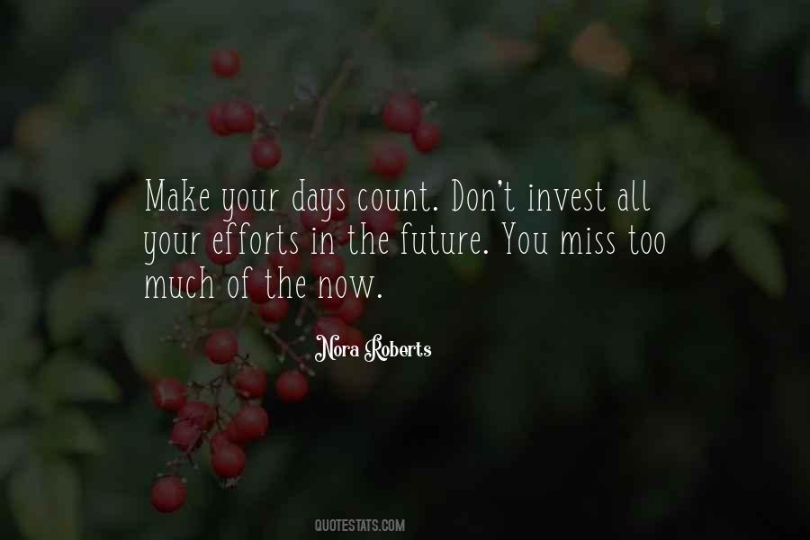 Count The Days Quotes #1596546