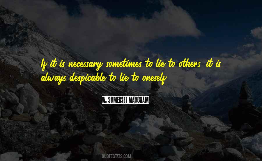 Quotes About Necessary Lies #1487632