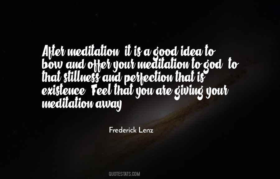 Meditation Meditation Quotes #12155