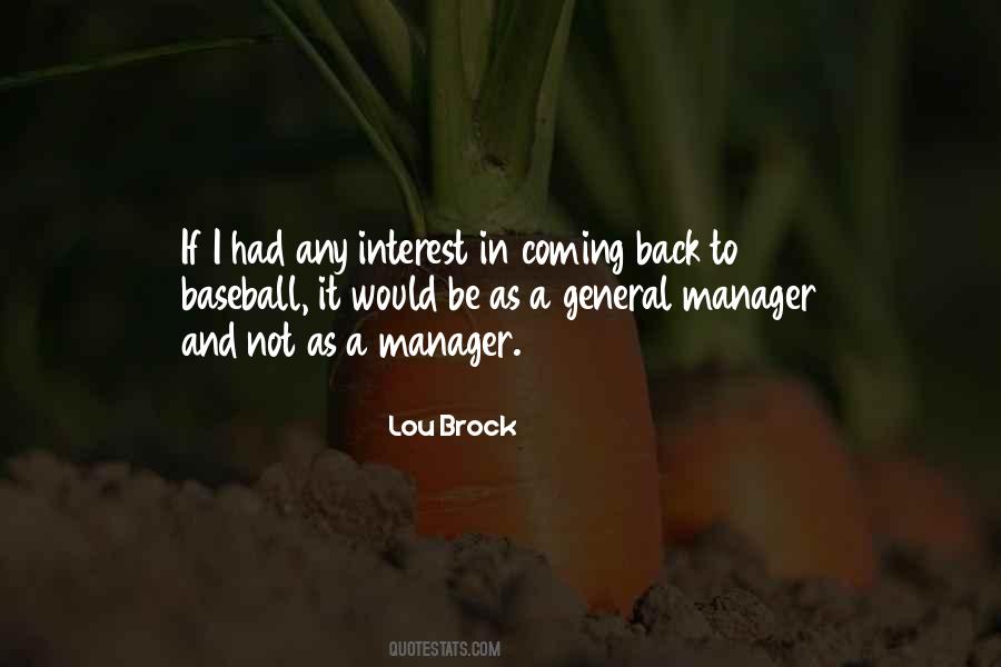 Quotes About General Manager #152063