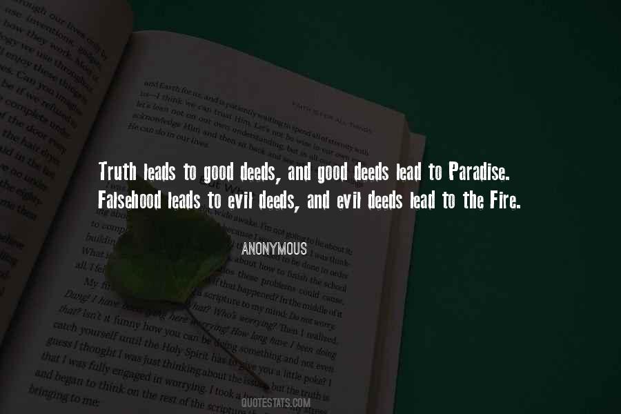 Quotes About Deeds Islam #1279932