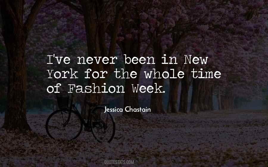 Quotes About New York Fashion Week #800523