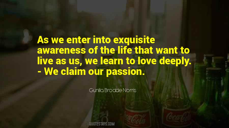 Live It With Passion And Love Quotes #554710