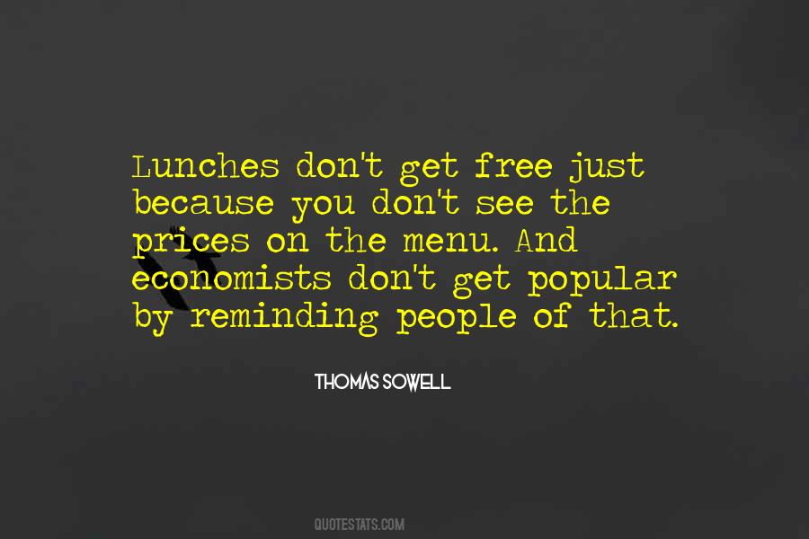 Quotes About Lunches #1102704