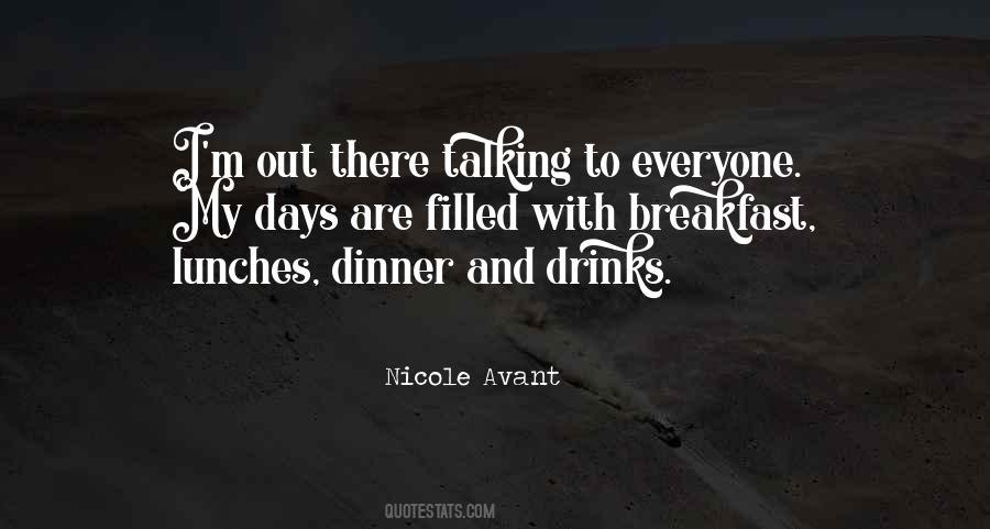 Quotes About Lunches #1318291
