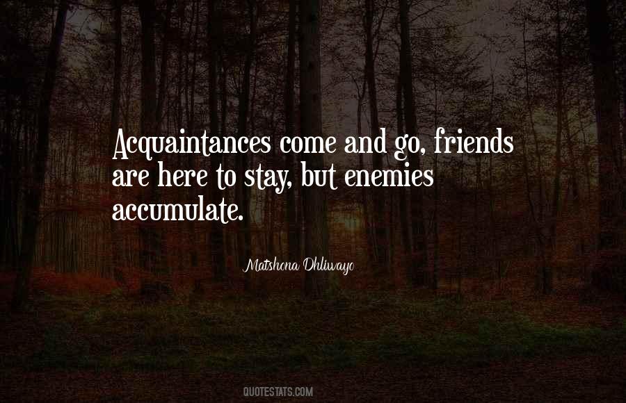 Friends And Acquaintances Quotes #455505