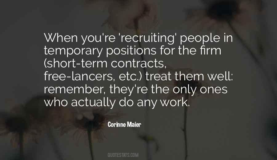 Quotes About Recruiting #658695