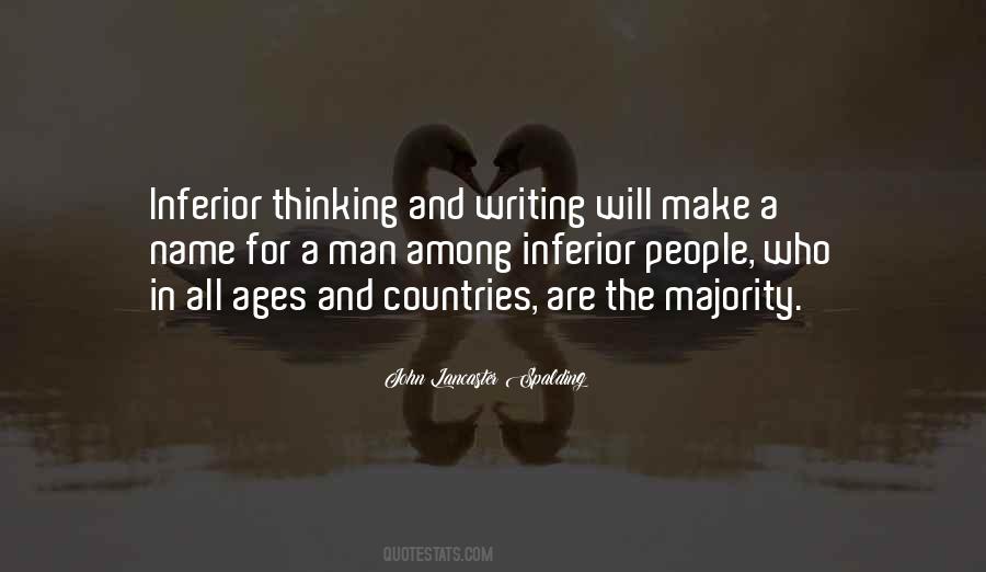 Quotes About Writing And Thinking #124379
