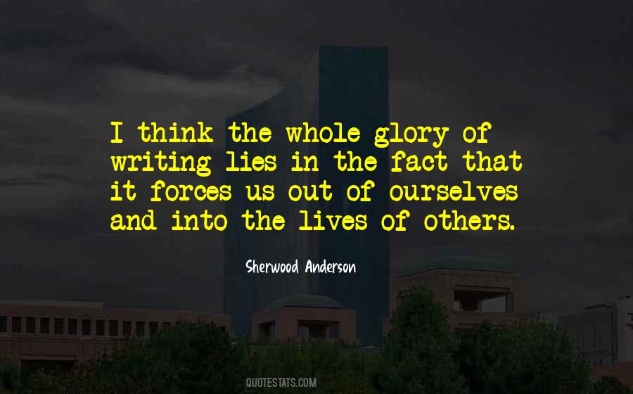 Quotes About Writing And Thinking #63002