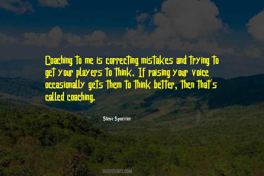 Quotes About Correcting Mistakes #493478