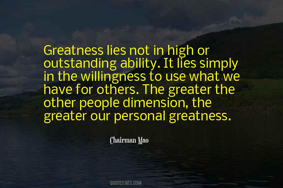 Quotes About Outstanding People #1037476