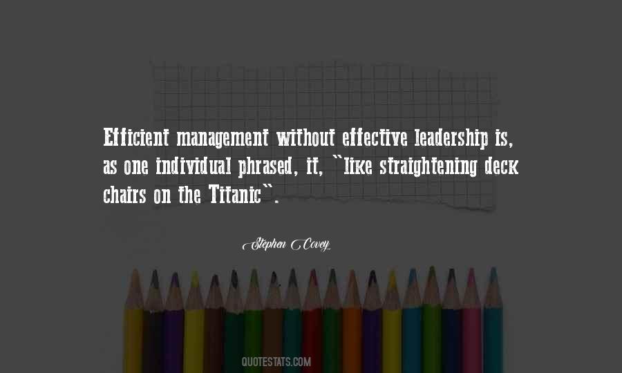 Quotes About Effective Leadership #1174847