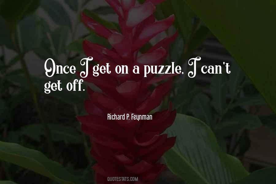 Quotes About Puzzle #1024398