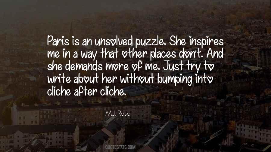 Quotes About Puzzle #1247662