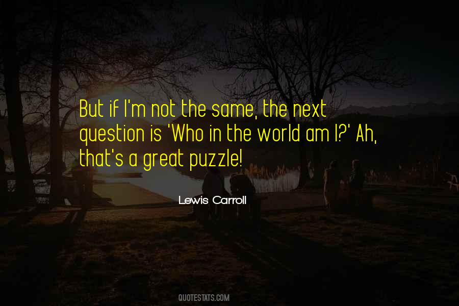 Quotes About Puzzle #1346207