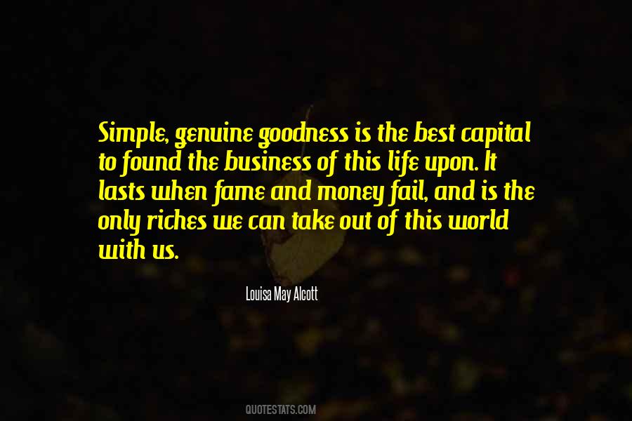 Genuine Goodness Quotes #1210387