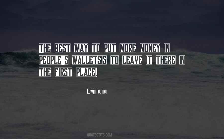 Best Money Quotes #297994