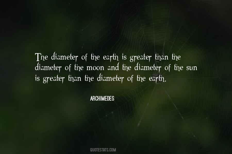 Diameter Of The Moon Quotes #493761