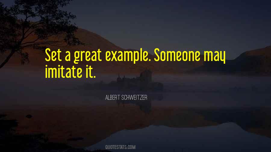 Great Example Quotes #613146