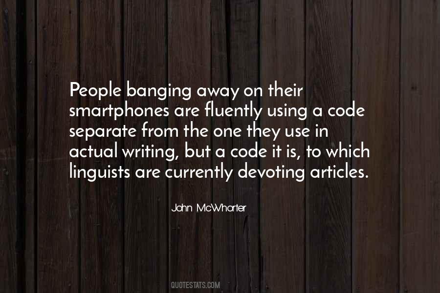 Writing Code Quotes #853701