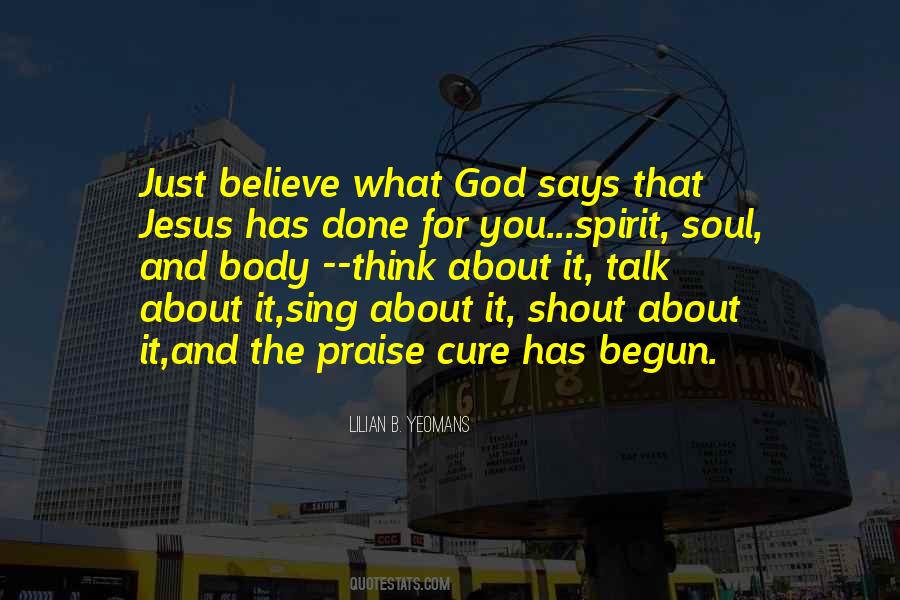 Body Spirit And Soul Quotes #821473