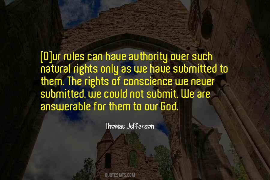 Rules Of God Quotes #1142615