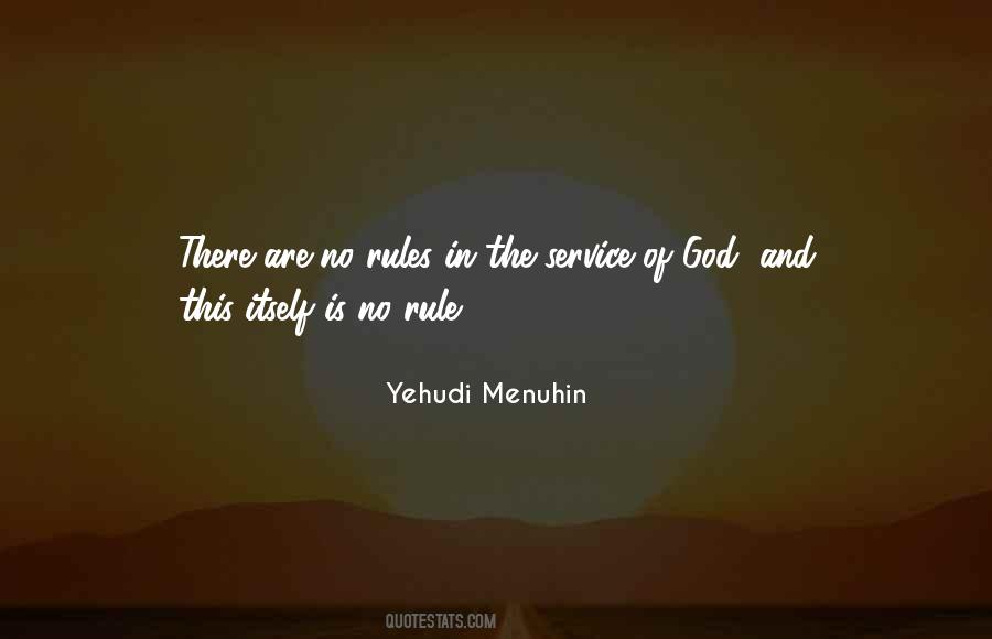 Rules Of God Quotes #438758