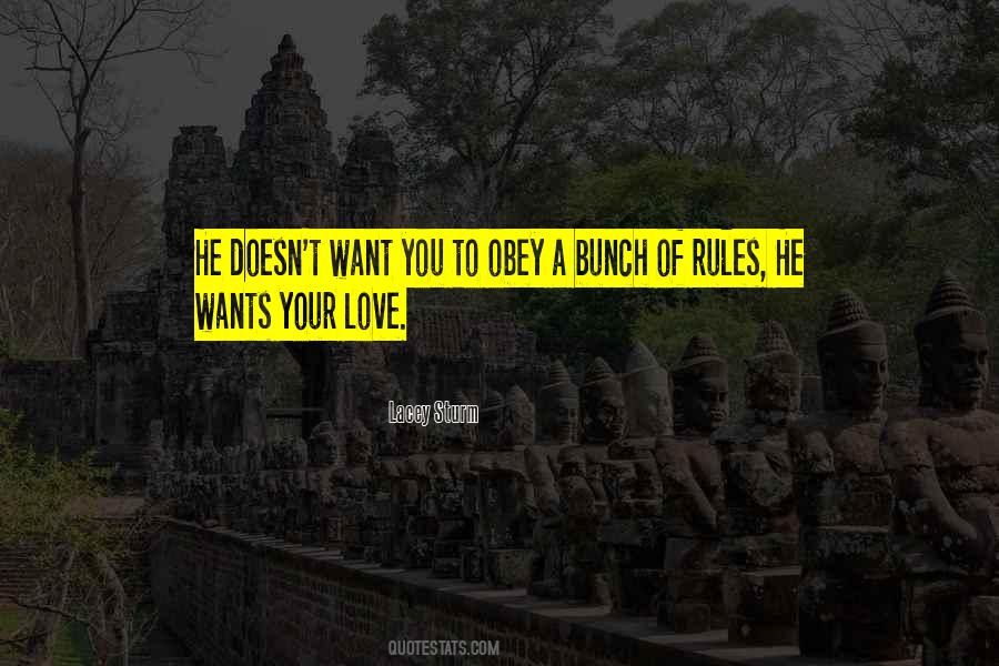 Rules Of God Quotes #897615