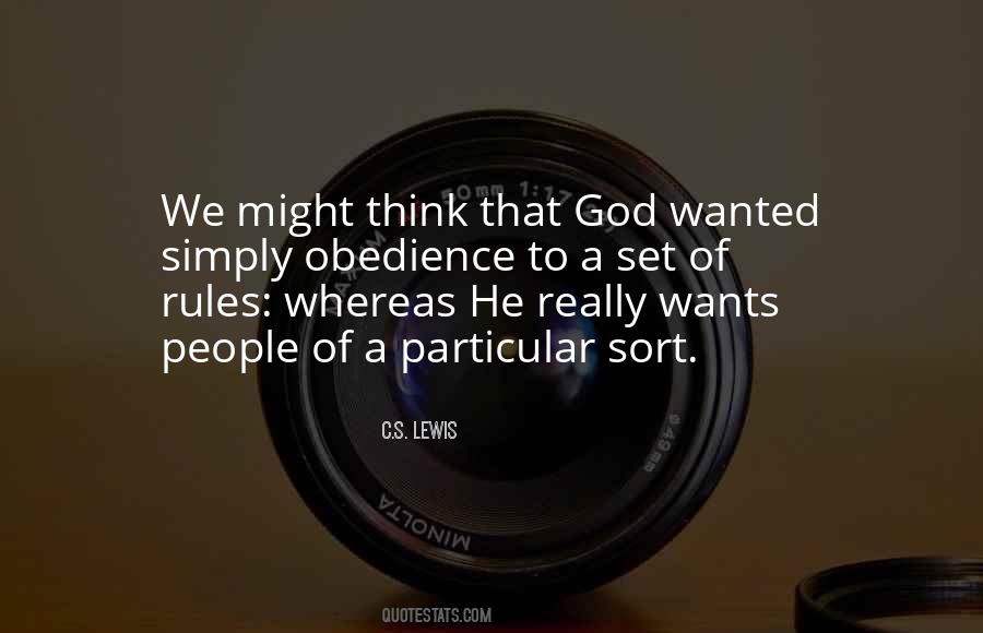 Rules Of God Quotes #984830