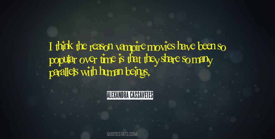 Quotes About Vampire Movies #1034815