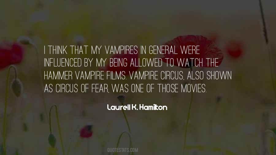 Quotes About Vampire Movies #144170