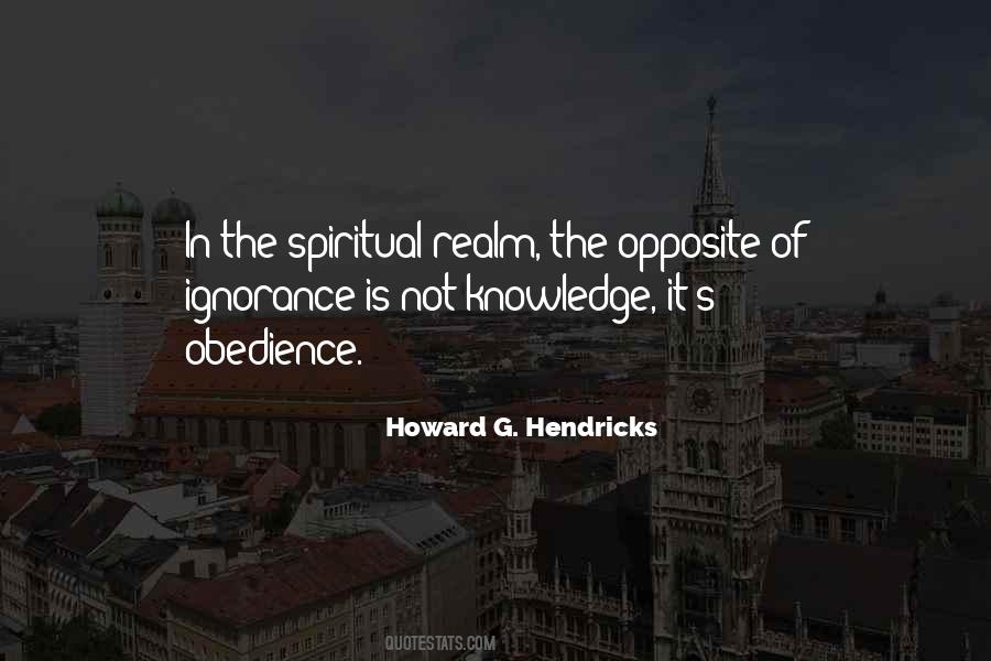 Quotes About The Spiritual Realm #384689