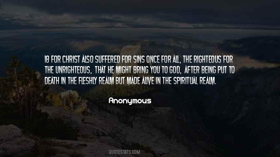 Quotes About The Spiritual Realm #604731