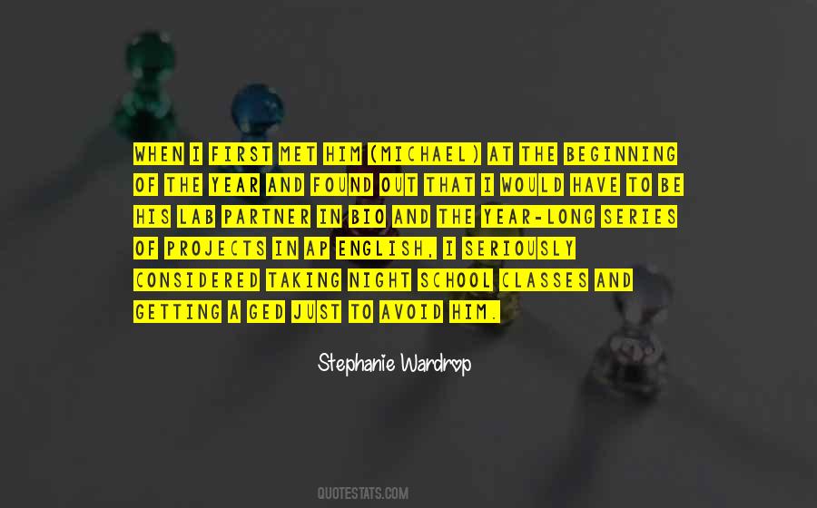Quotes About Classes In School #457530
