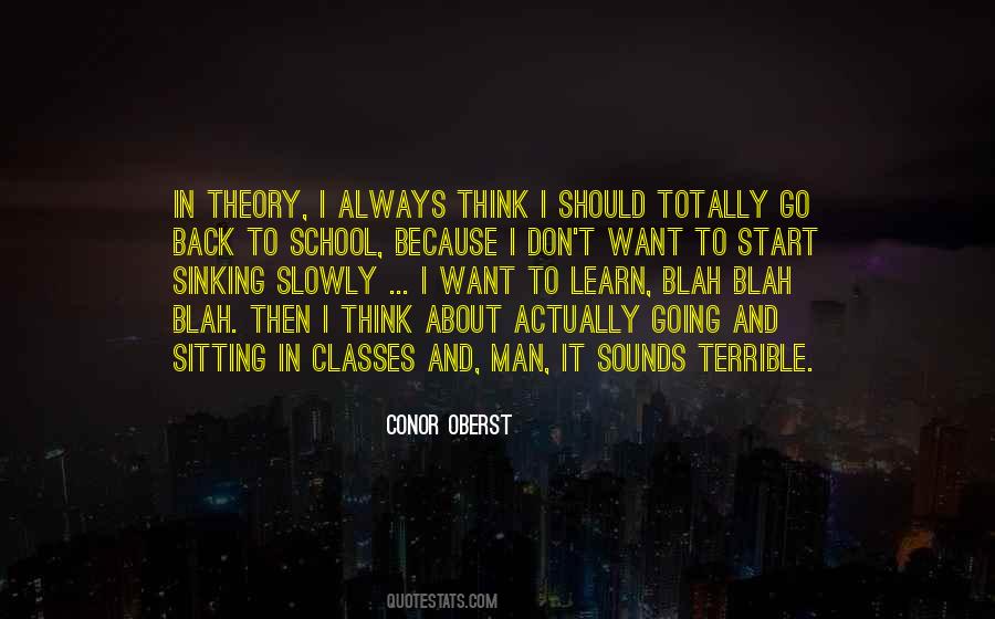 Quotes About Classes In School #603980