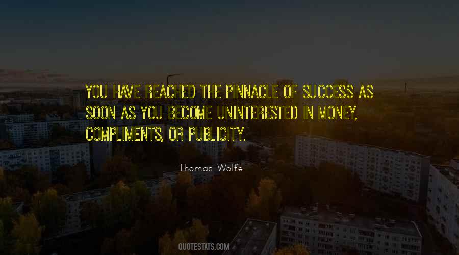 Quotes About Pinnacle #1274950