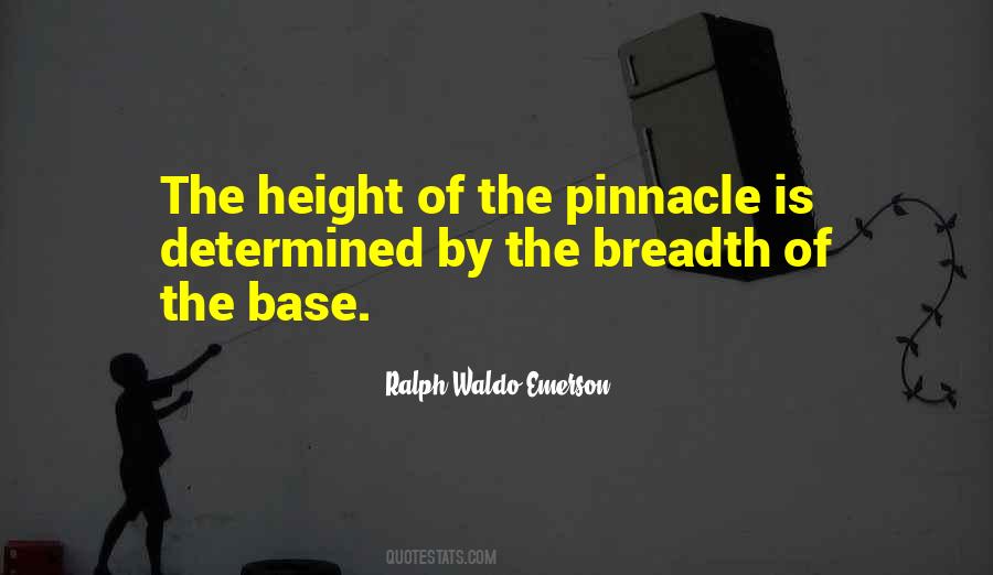 Quotes About Pinnacle #682480
