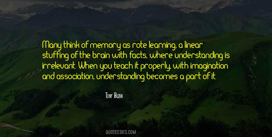 Quotes About Memory And Imagination #544279