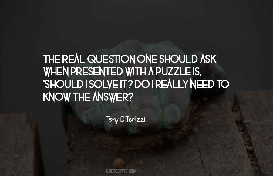 Puzzle One Quotes #1115297
