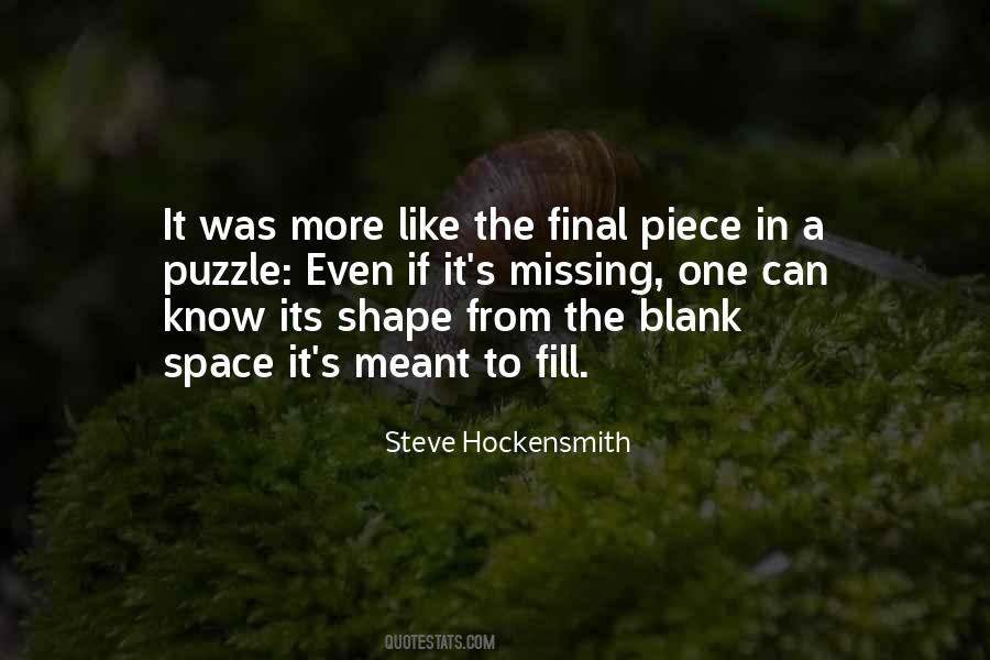 Puzzle One Quotes #1139941